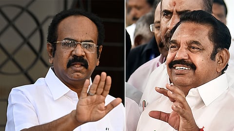 TN Finance Minister Thangam Thennarusu and AIADMK general secretary Edappadi K Palaniswami.