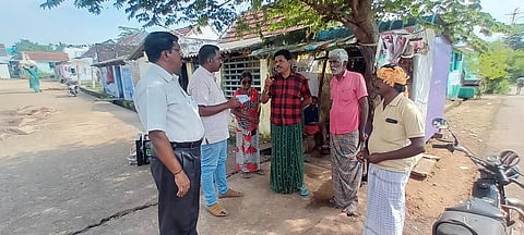 Anthropologist conducting a field visit in connection with issuing Puthirai Vannar community certificate