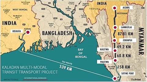 The KMMTP is one of India’s most ambitious projects that would link the country with Myanmar via the Bay of Bengal