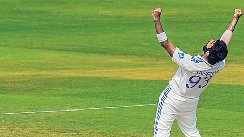 Jasprit Bumrah was adjudged Player of the Match for his 9-wicket match haul.