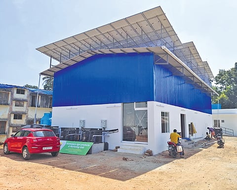 The factory built by the Kunnukara Service Cooperative Bank.