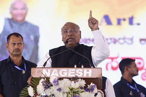 AICC president Mallikarjun Kharge
