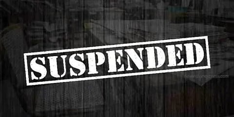 Illustration for suspension used for representational purposes only