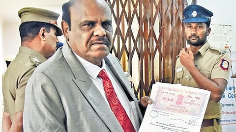 Retired Madras High Court Justice CS Karnan