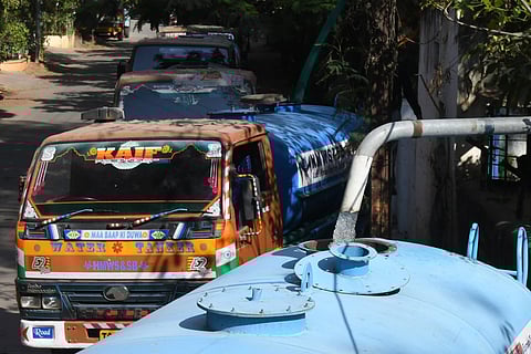 Water tanker demand touches all-time high in Hyderabad this summer