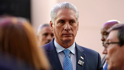 Cuba President Miguel Diaz-Canel