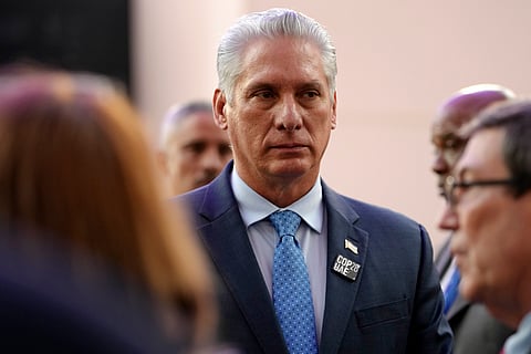 Cuba President Miguel Diaz-Canel