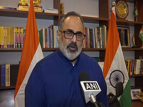 Union Minister Rajeev Chandrasekhar.