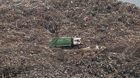 Image of a garbage dump yard used for representational purposes only