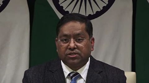 MEA spokesperson Randhir Jaiswal.