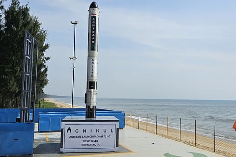 Agnikul Cosmos Private Limited’s first rocket Agnibaan Sub Orbital Technology Demonstrator.