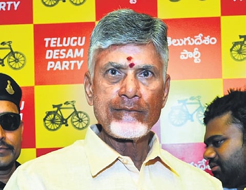 TDP Supremo N Chandrababu Naidu