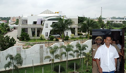 Controversial Lottery King Santiago Martin's home in Coimbatore.