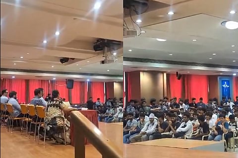 Row in Mumbai college as students claim they were forced to attend seminar by Piyush Goyal's son