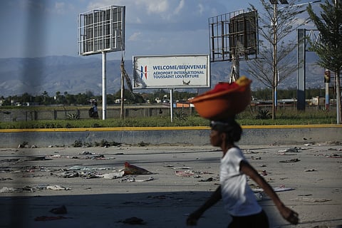 Image used for representational purpose only: A pedestrian walks past the international airport in Port-au-Prince, Haiti, Monday, March 4, 2024.