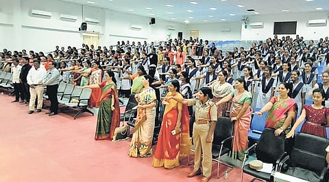 Womens day program at Rajiv Gandhi University of Knowledge technologies - basara by TNIE today