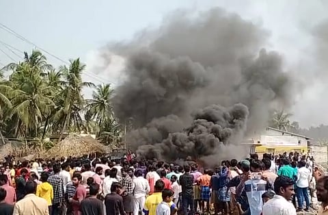 Protests erupt in Kakinada over alleged chemical release by Aurobindo Pharma into sea