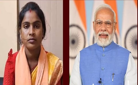 Rekha Patra, PM Modi