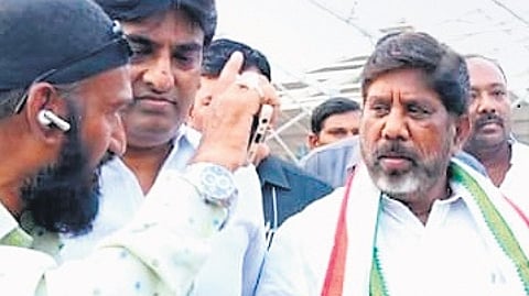 Deputy Chief Minister Mallu Bhatti Vikramarka reviews the arrangements for the iftar dinner to be hosted by the state government at the LB Stadium