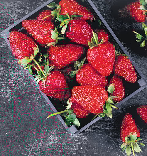 Image of strawberry used for representation.