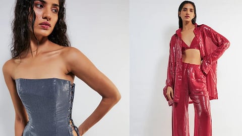 L-R: Amiele Gown and Tracy Co-ord Set