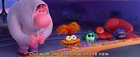 YouTube screengrab from the trailer of 'Inside Out 2'