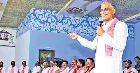 Former minister T Harish Rao.