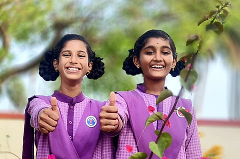 Two young girls from the small village of Veldurthi in the Mandal of Pithapuram, Kakinada district, have set their sights on achieving a world record in reciting the periodic table in record time.