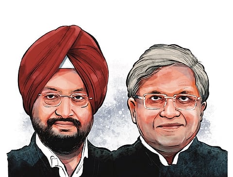Sukhbir Singh Sandhu & n Gyanesh Kumar.