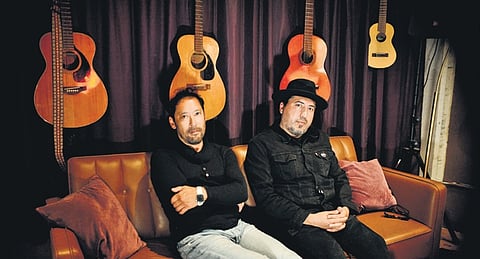 Allen Ling with Dave Lopez.