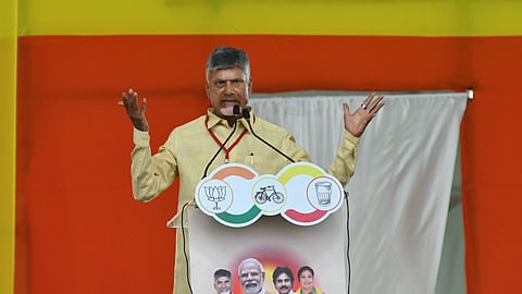 TDP supremo N Chandrababu Naidu
