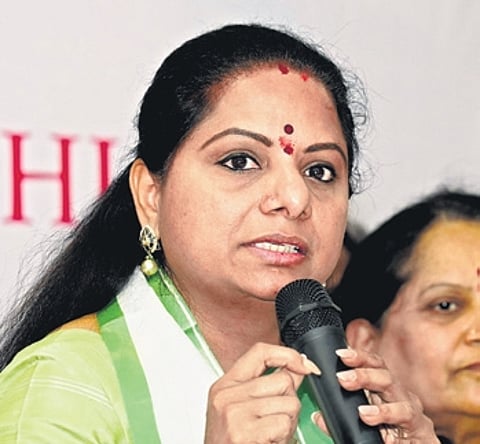 Kavitha says Congress-BJP links now exposed with CM calling PM 'bade bhai'