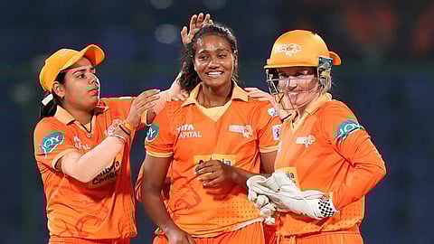 Gujarat Giant's Shabnam Shakil took three wickets against UP Warriorz.