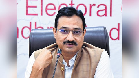 Chief Electoral Officer Mukesh Kumar Meena