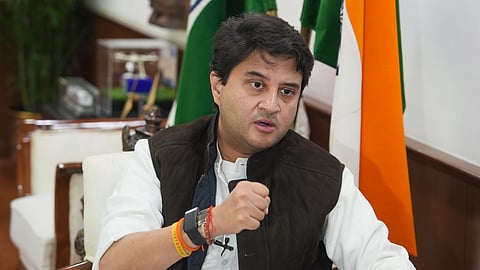 Union Telecom Minister Jyotiraditya Scindia