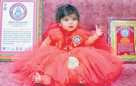 Five-month-old Samvedya