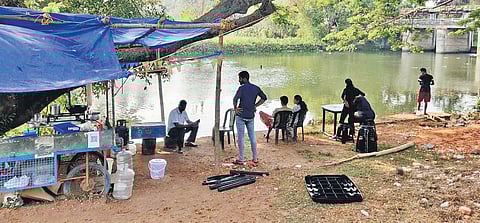 Muttar, a tributory of Periyar bordering Manjummel.