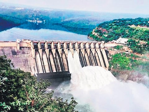 Srisailam reservoir