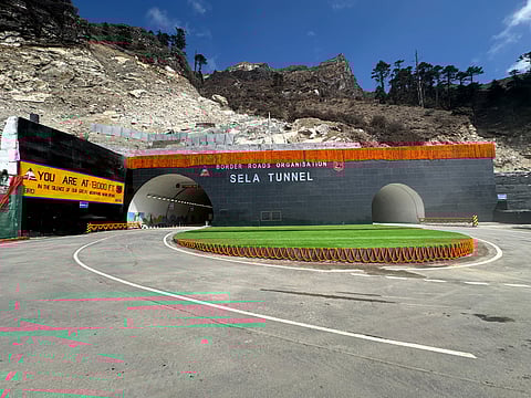 The Sela Tunnel in Arunachal Pradesh.