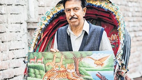 Bangladeshi rickshaw art Syed Ahmed Hossain