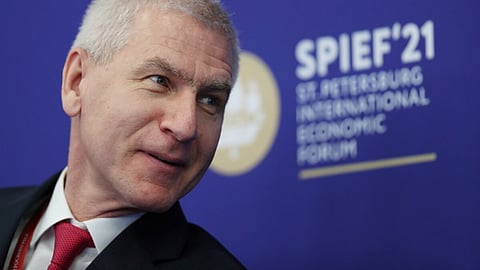 Russia's sports minister Oleg Matytsin