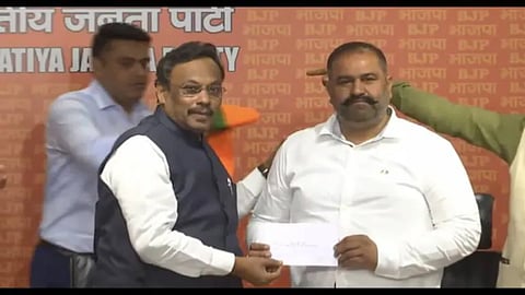 Sushil Kumar Rinku (second, the AAP MP from Jalandhar, said he decided to join the Bharatiya Janata Party (BJP) for the development of Punjab, especially Jalandhar.