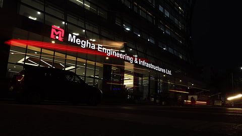 A generic view of Megha Engineering & Infrastructures Limited (MEIL) office located at Hyderabad.