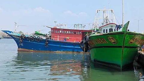 The fishing vessels belong to Colachel of Kanyakumari and Kollam of Kerala seized at Thoothukudi fishing harbour.Â