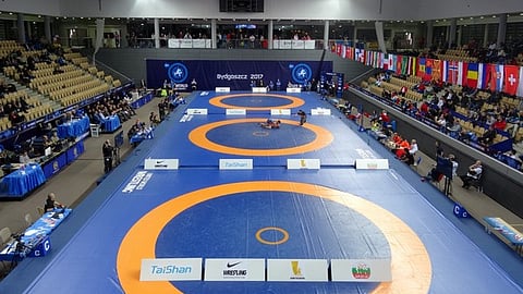 The wrestling mats where women are defying centuries of patriarchal norms to claim their place, not just in sports, but in society at large.