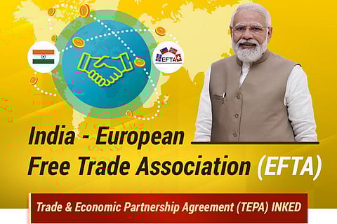 India, EFTA ink free trade agreement