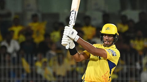 Rachin Ravindra in action against Gujarat Titans