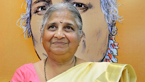 Philanthropist and author Sudha Murty during the launch of her book on May 26, 2018.