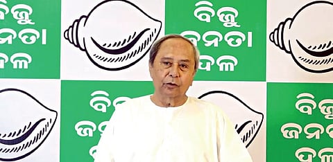 CM Naveen Patnaik announcing the names of candidates on Wednesday