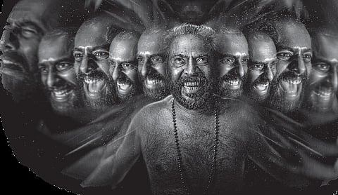 First look poster of Mammootty's Bramayugam